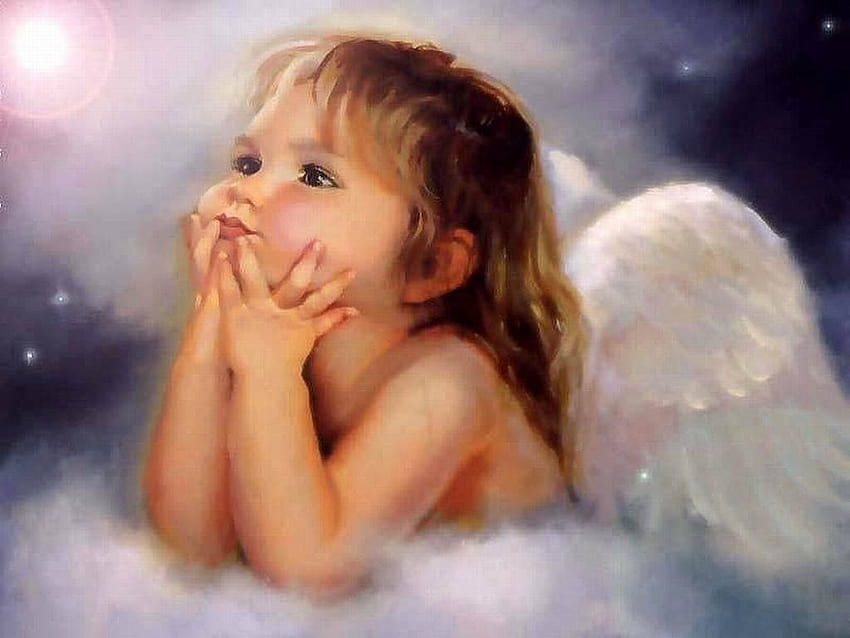 Cherub Angel, baby angels HD wallpaper