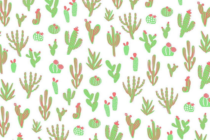 Cactus Cute For Girls Laptop, kawaii cactus HD wallpaper
