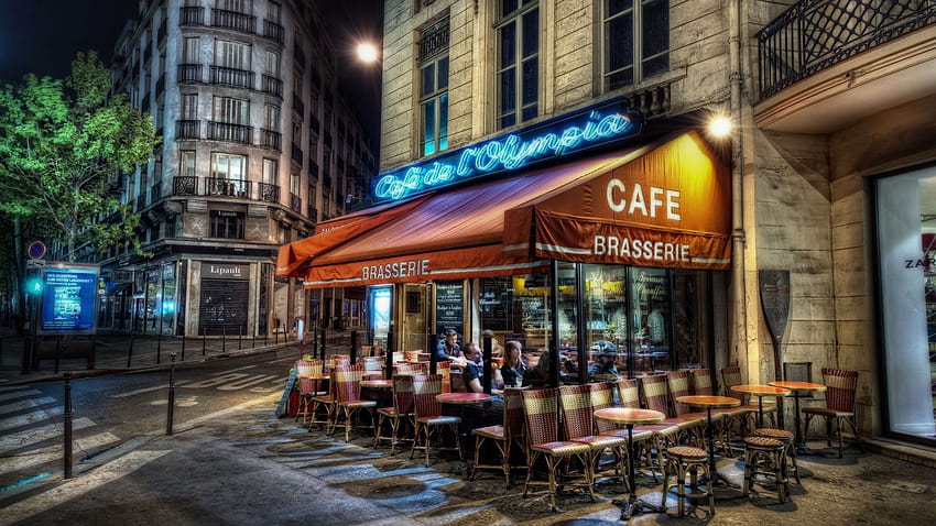 4 Paris Cafe, aesthetic cafe HD wallpaper