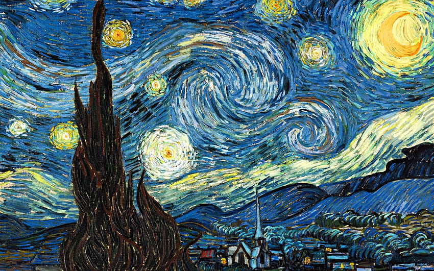 10 faszinierende Daten über „La Noche Estrellada“ von Van Gogh HD-Hintergrundbild
