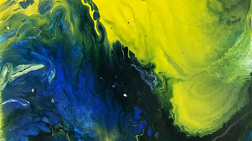 Acrylic Pour Painting HD wallpaper