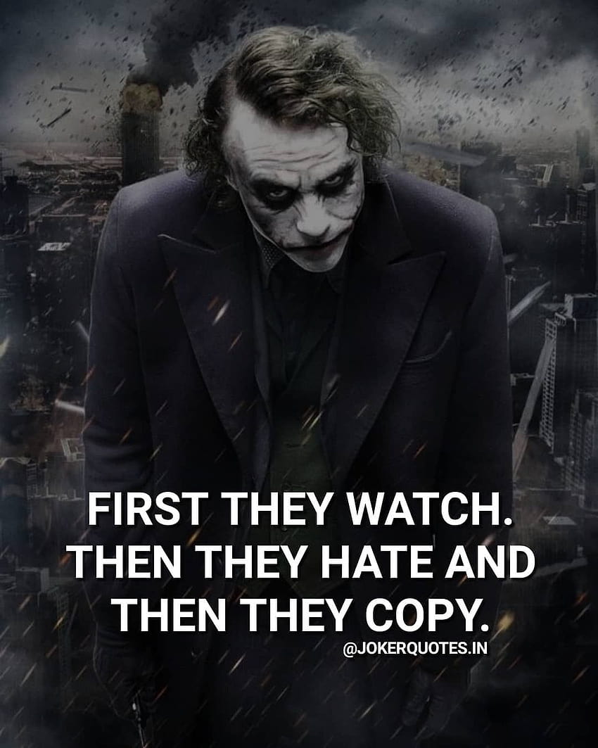 75 Joker Quotes, Joker Quotes Page, joker motivation HD phone wallpaper
