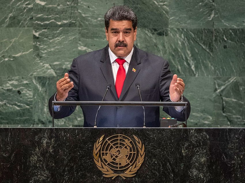 Maduro 'traz a verdade' sobre a Venezuela à Assembleia da ONU; diz que está pronto para encontrar o presidente dos EUA, Trump, Nicolas Maduro papel de parede HD