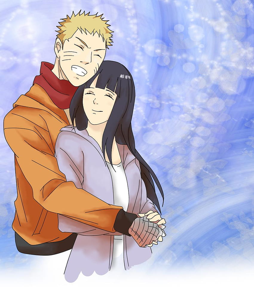 Naruto ama a Hinata, naruhina fondo de pantalla del teléfono