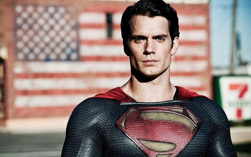 Up on the web! It's...Henry Cavill in the classic Superman costume! HD wallpaper