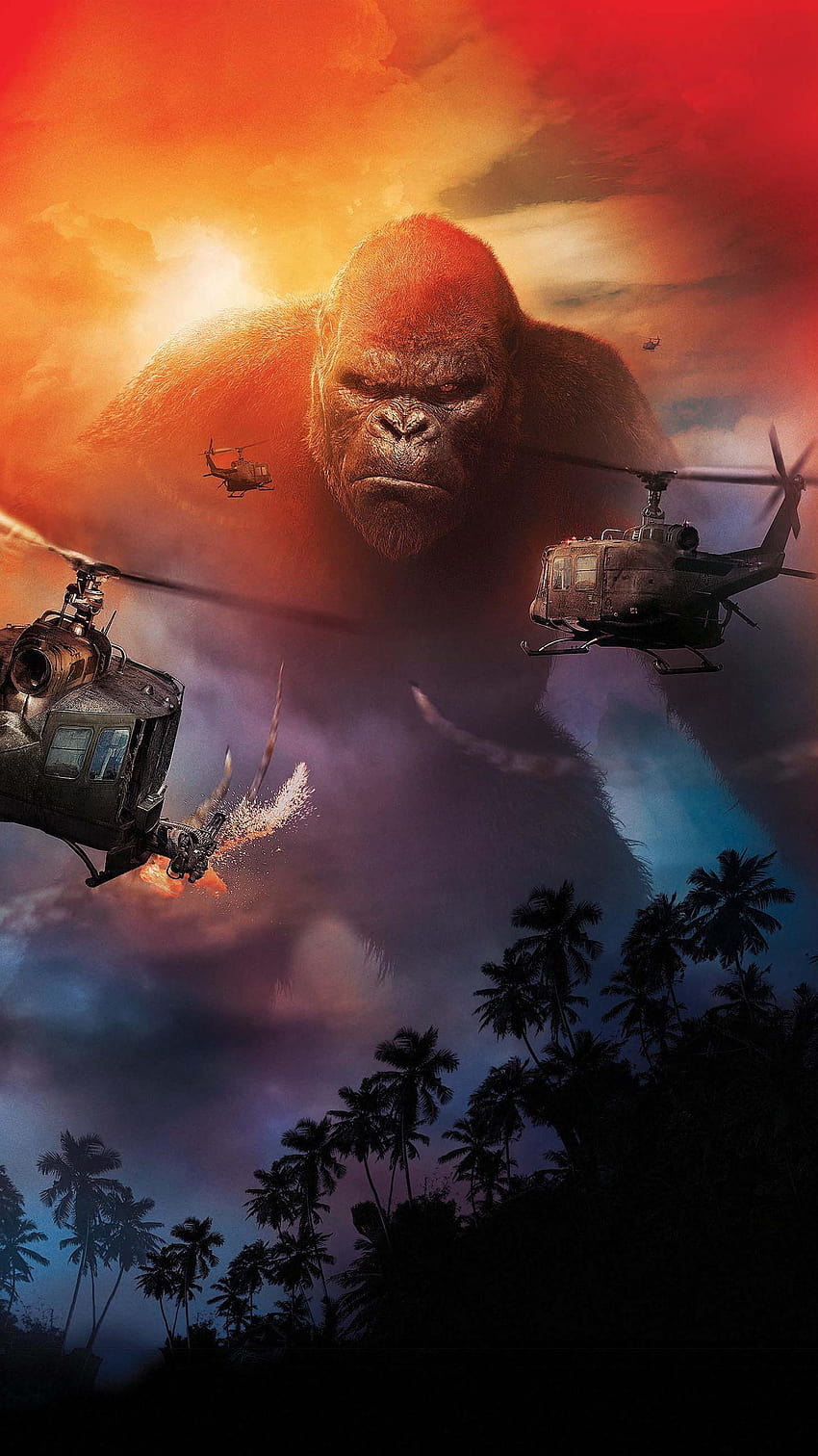 postacie z filmu Kong Skull Island Tapeta na telefon HD