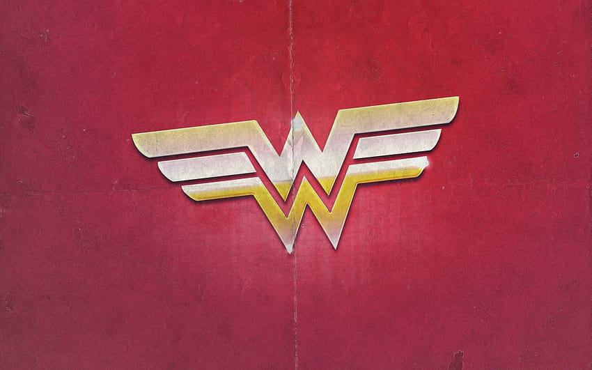Wonder Woman Sign, wonder woman symbol HD wallpaper