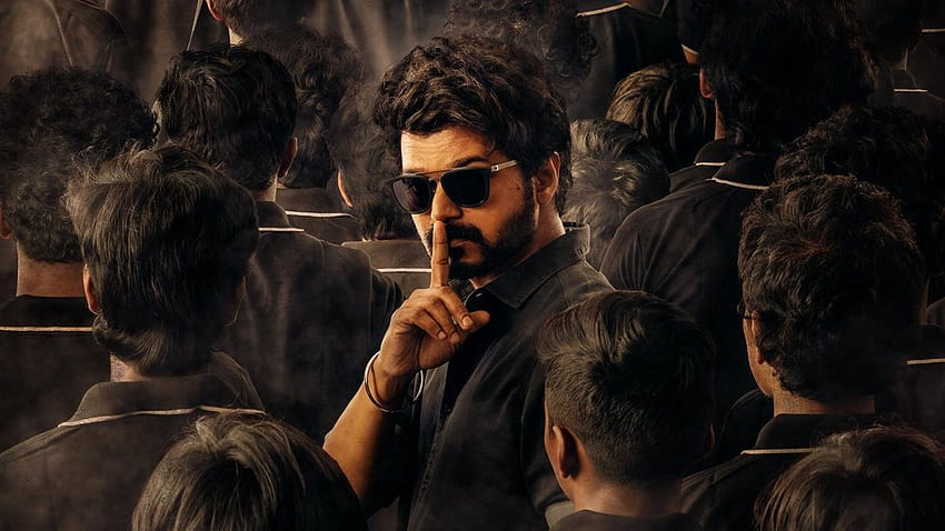 Master second look out: Vijay silences people with his intense, master movie HD wallpaper