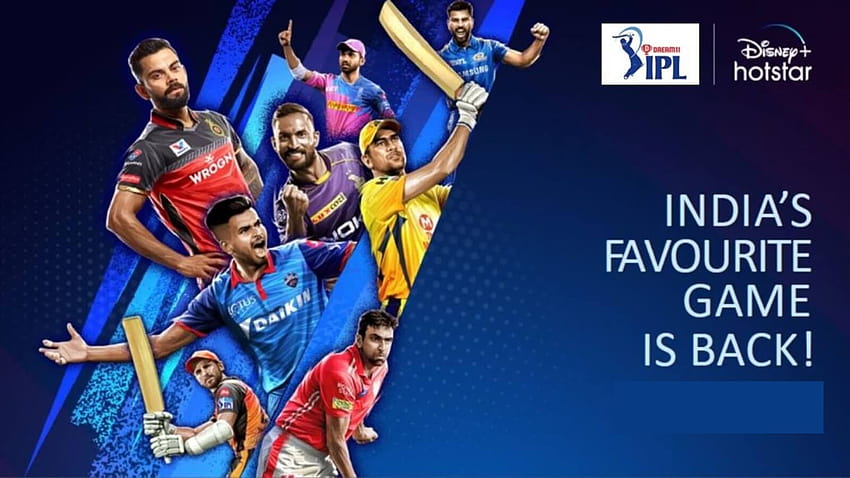 Werbung in IPL 2021, IPL 2021-Teams HD-Hintergrundbild