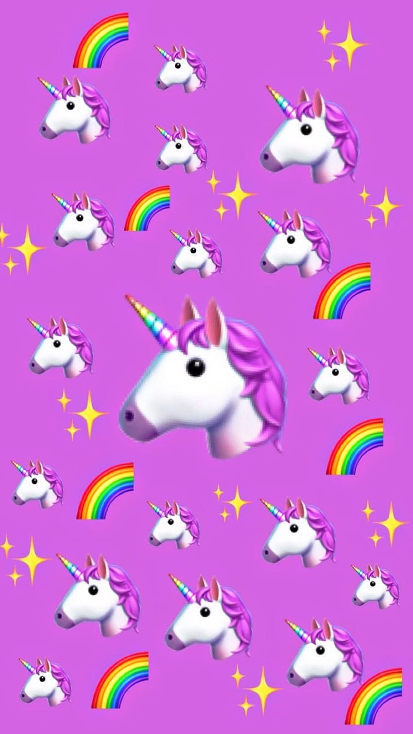 Lindo emoji, iphone ... pinterest.co.uk, unicornio emoji fondo de pantalla del teléfono