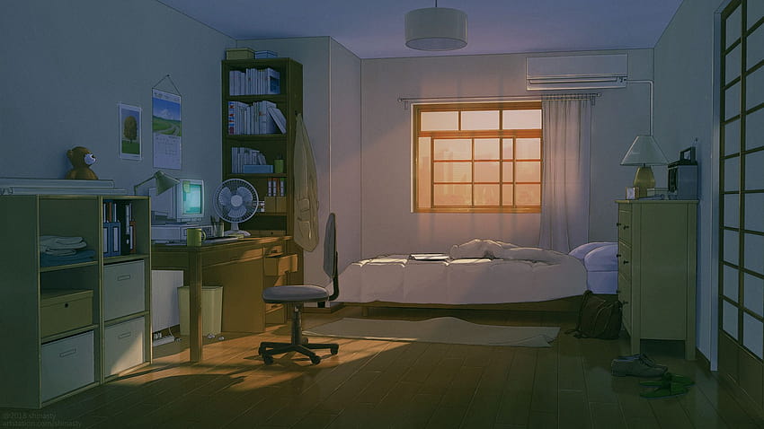ArtStation, anime yatak odaları HD duvar kağıdı