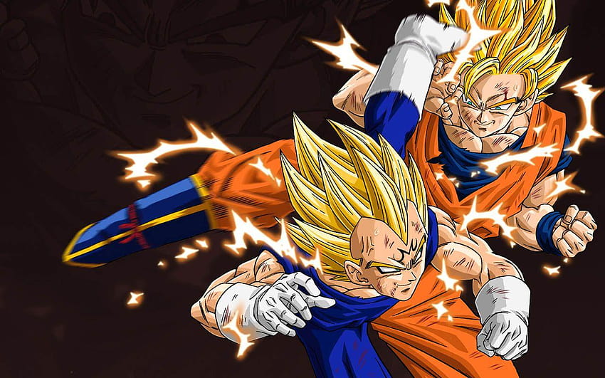 Majin Vegeta peleando contra Son Goku, goku peleando fondo de pantalla |  Pxfuel