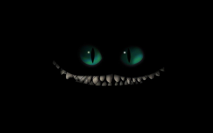 Dark Creature Fangs Evil Scary Creepy Smile, Smiley-Horror HD-Hintergrundbild