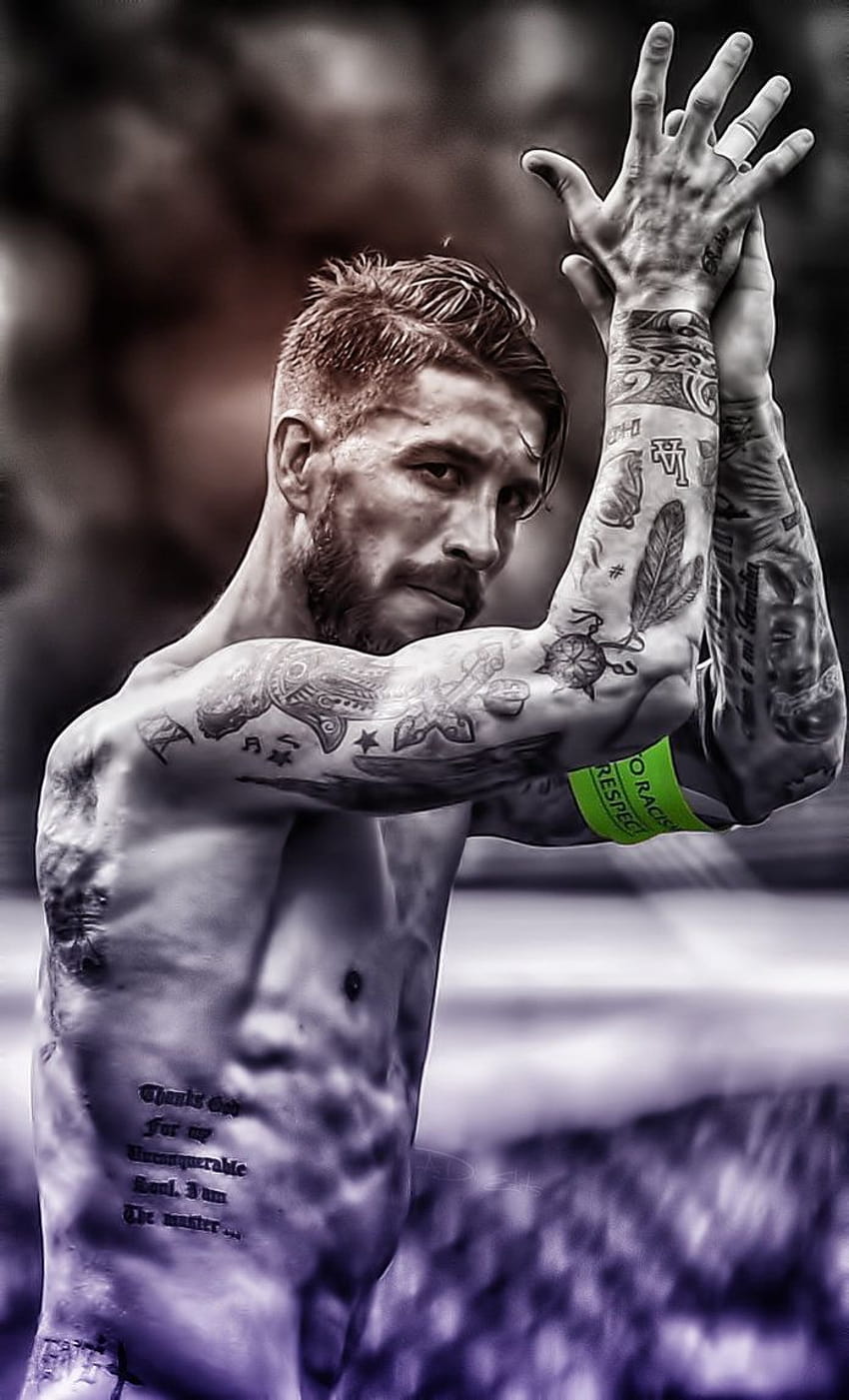 4 Ramos, tatuaż Sergio Ramosa Tapeta na telefon HD