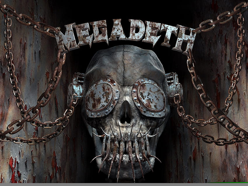 megadeth, Bands, Groups, Heavy, Metal, Thrash, Hard, Rock, Album, Covers, Vic, Rattlehead, Skulls / and Mobile Backgrounds, vic rattlehead HD wallpaper
