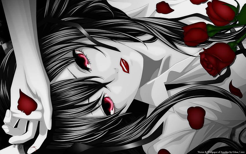Red Eyes Anime Girl Backgrounds 22128, bleeding anime girl HD wallpaper