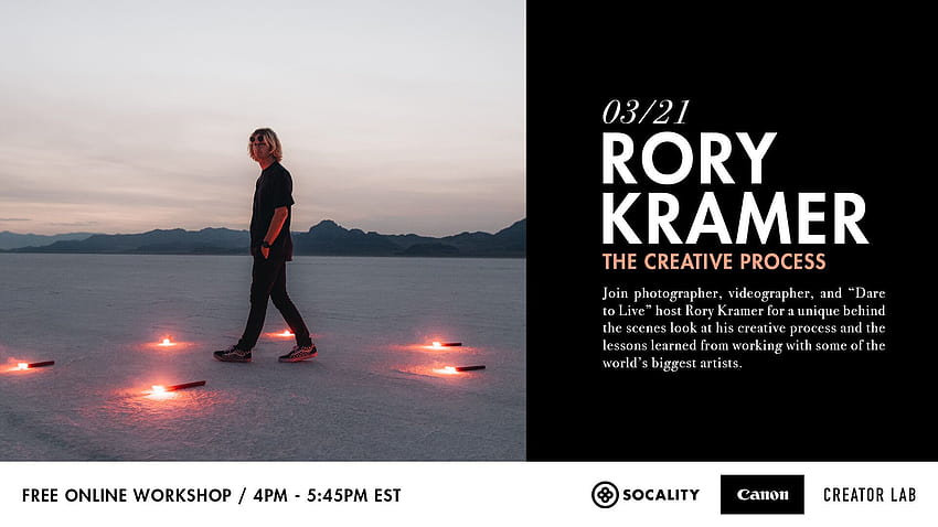 The Creative Process with Rory Kramer: a Socality x Canon Creator Lab Workshop HD wallpaper