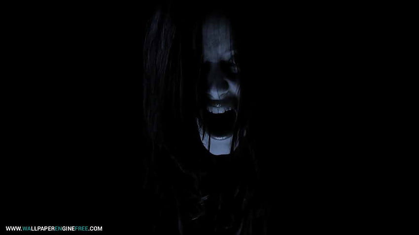 Scary Face Live Engine HD wallpaper
