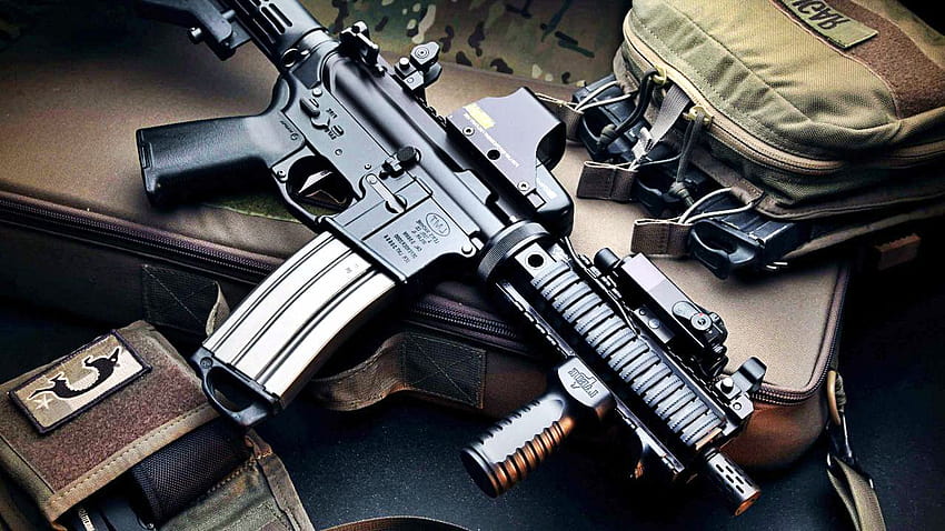 M4 Carbine Wallpapeer, армейски пистолет HD тапет
