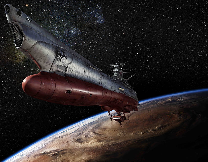 Weltraumschlachtschiff Yamato Ultra HD-Hintergrundbild