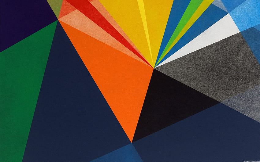 Triangular shapes HD wallpaper