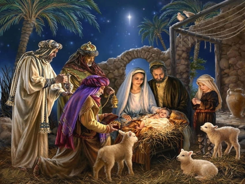 Nacimiento de Jesús. 61 nacimiento de jesus en, jesus nacido fondo de pantalla