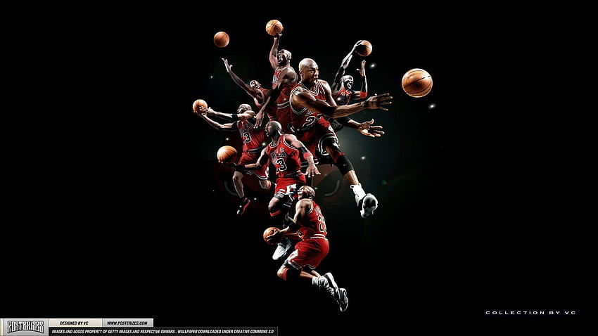  Michael Jordan, logotipo de jordan 3d fondo de pantalla