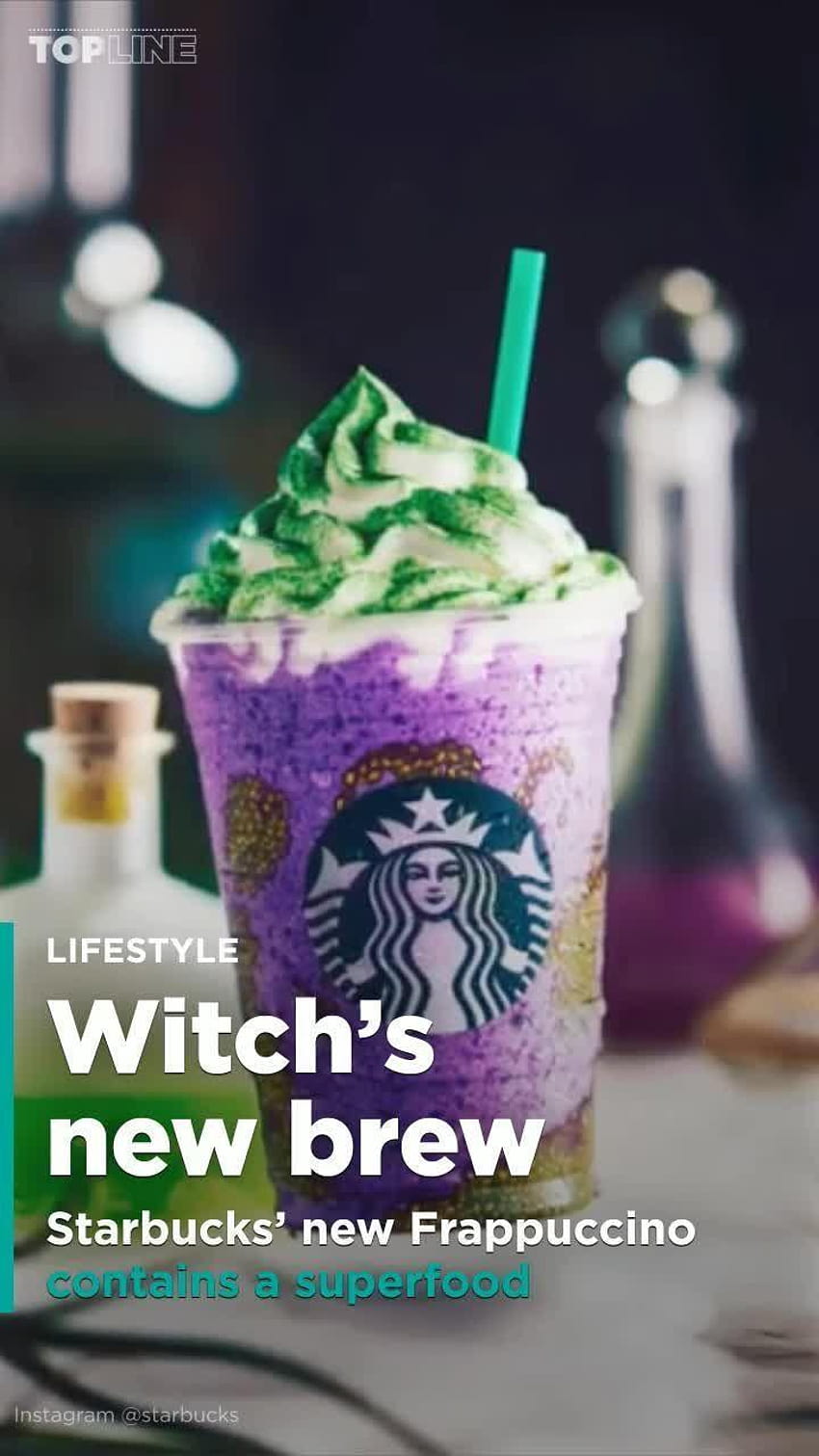 Starbucks' Witch's Brew drink actually contains a superfood. Does, witches brew frappuccino HD phone wallpaper