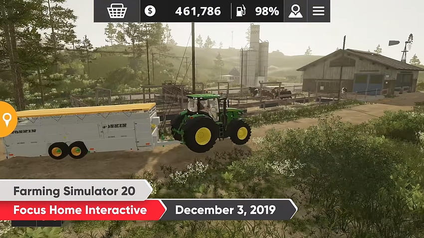 Farming Simulator 20 on Nintendo Switch December 3rd, december farm HD wallpaper