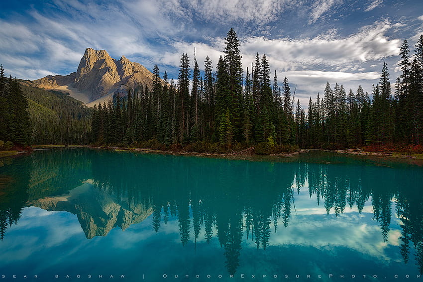 Mount Burgess stock , emerald lake stock , Yoho National Park, British columbia, Canada, yoho np HD wallpaper