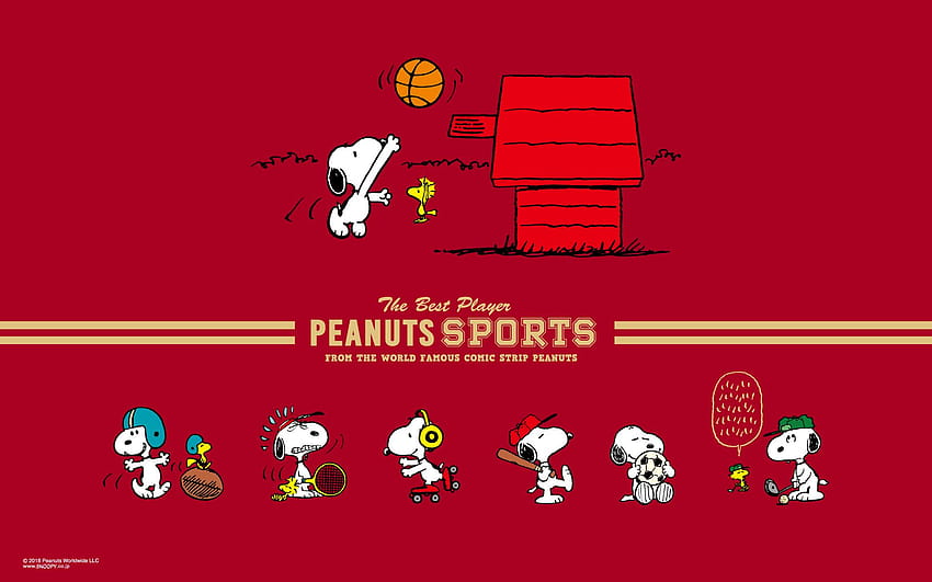 Super cute Peanuts !, snoopy spring time HD wallpaper