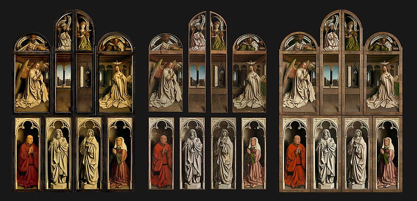 The Ghent Altarpiece in 100 Billion Pixels, jan van eyck HD wallpaper