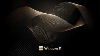 Dark and Gold Abstract Backgrounds for Windows 11, windows 11 dark ultra HD  wallpaper | Pxfuel