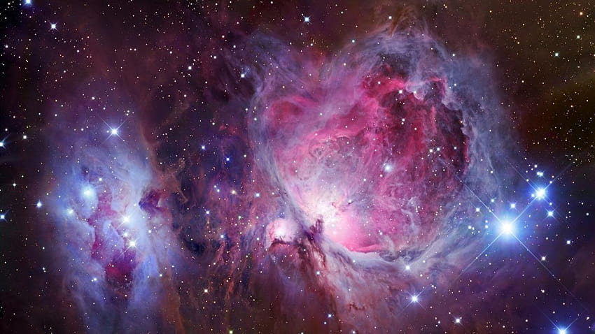 nebulosa de orión, constelación de orión fondo de pantalla