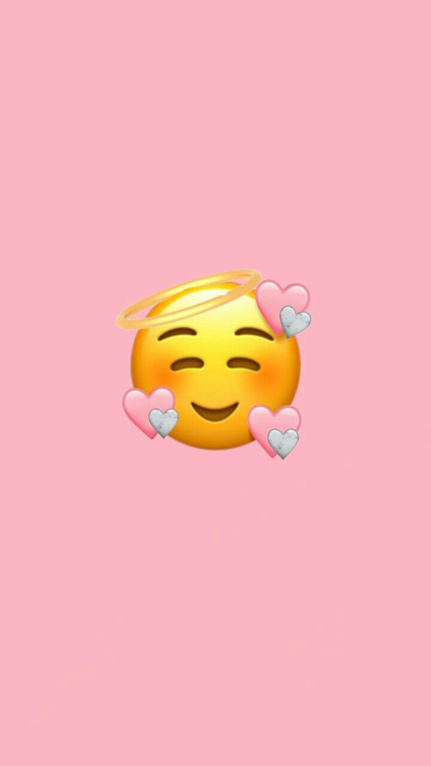 Nur Nayli on emojis bckgrd, cute emojis HD phone wallpaper