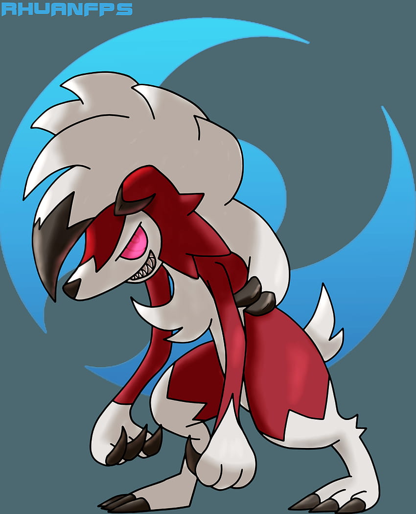 Lycanroc Midnight Form HD phone wallpaper | Pxfuel