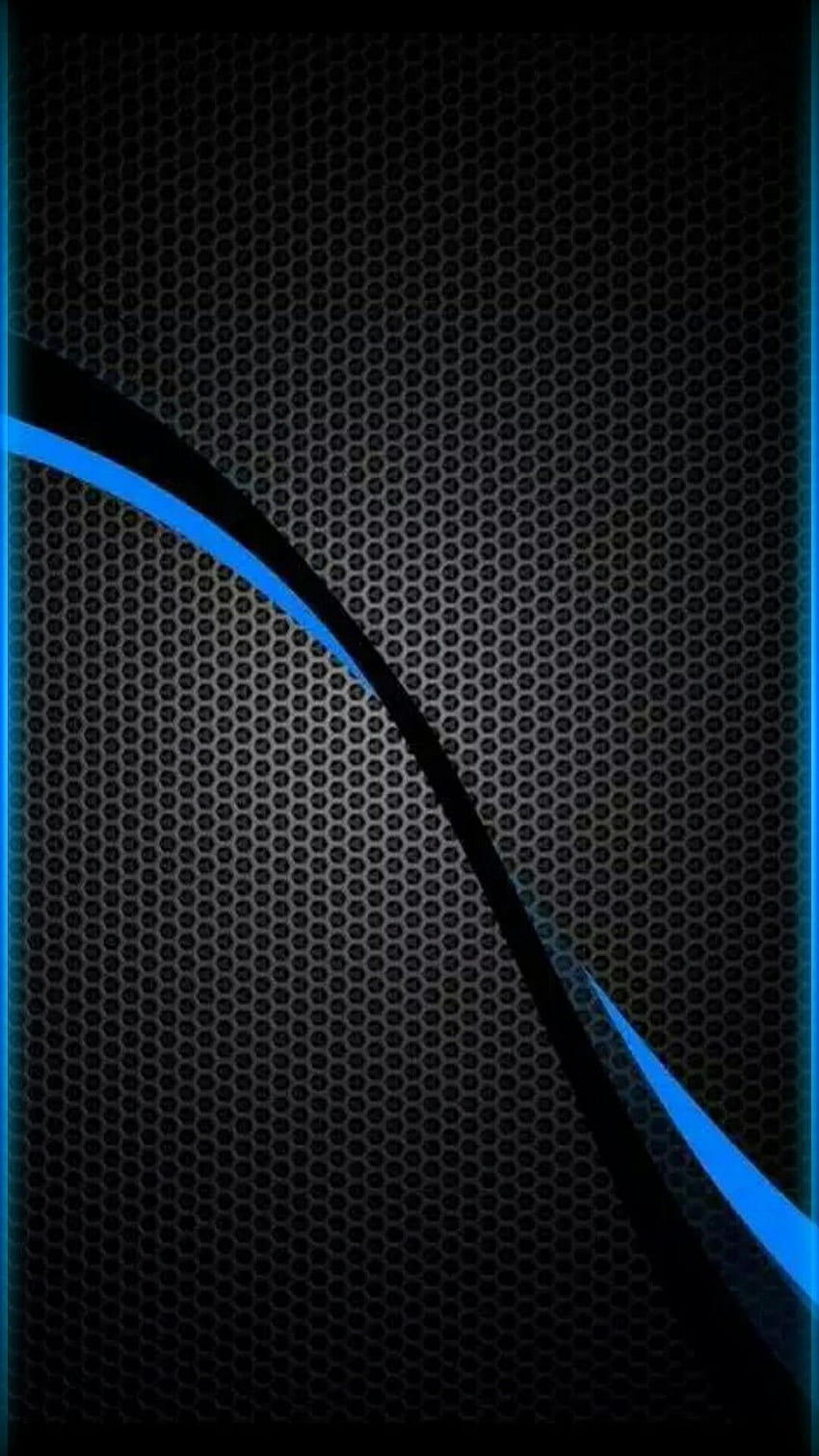 Black and Blue on Dog, black geometry android HD phone wallpaper