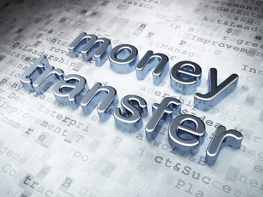Silver Money Transfer On Digital Backgrounds Stock HD wallpaper