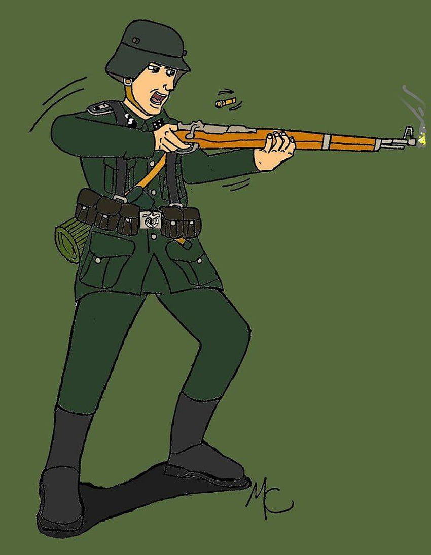 Deutsche Wehrmacht Soldat NCO by CrashyBandicoot, deutscher soldat wehrmacht HD phone wallpaper
