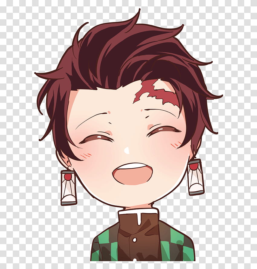 Tanjiro Kamado Head Sticker  Demon Slayer Magic in PNG 🌊⚔️