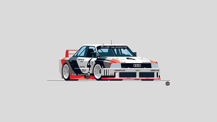 Audi race car, art design 2560x1440 Q HD wallpaper