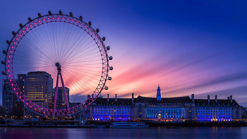 ชิงช้าสวรรค์ London Eye – Kolpaper, weel วอลล์เปเปอร์ HD