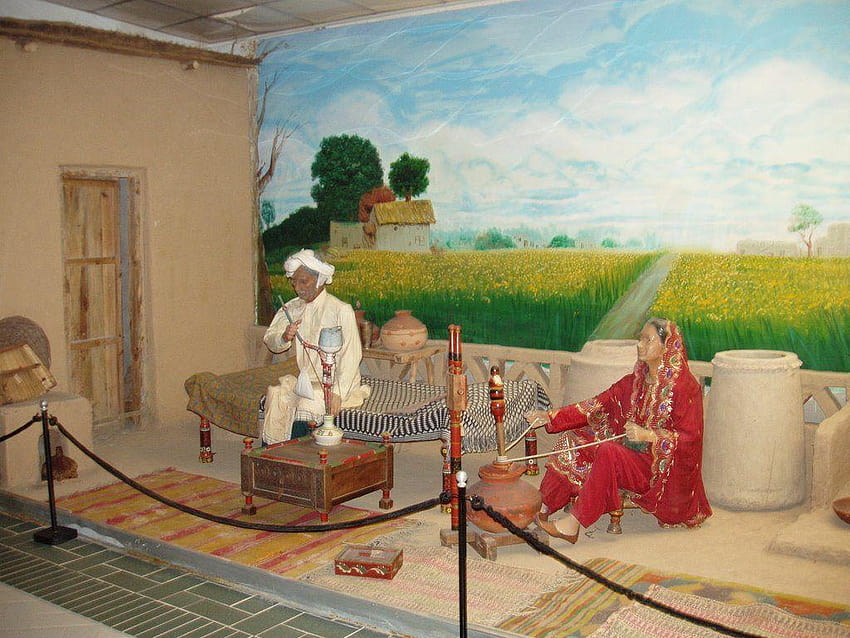 Diorama of Punjab Lok Virsa Museum, punjabi virsa HD wallpaper