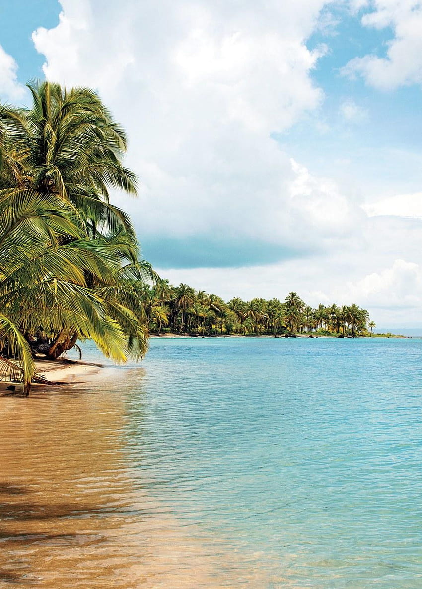 Съблазнително сънливите острови Бокас дел Торо, Панама, тропическо островно крайбрежие на Панама HD тапет за телефон