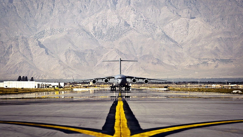 Aircraft runway c, amazing runway HD wallpaper