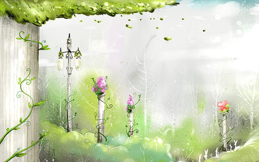 Spring Fairyland For 24 Inch LCD Monitor 1920 [1920x1200] for your , Mobile & Tablet, spring art cute HD wallpaper