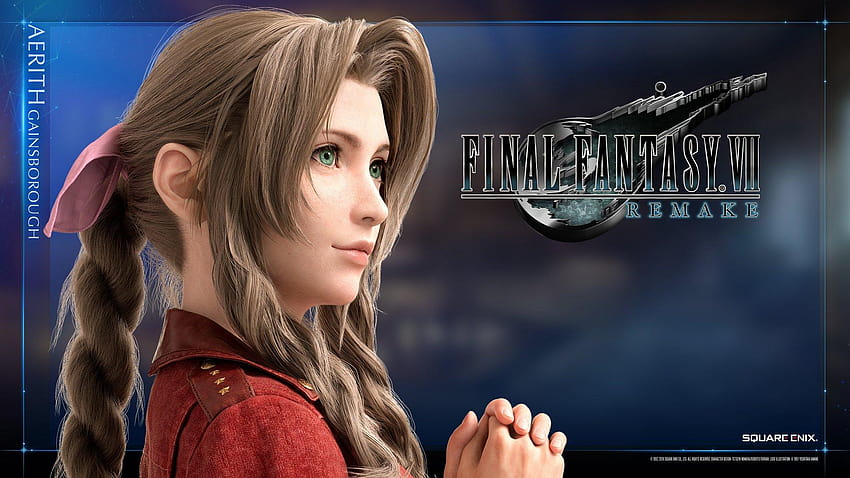 Официален римейк на Final Fantasy VII на Tifa, римейк на ff7 HD тапет