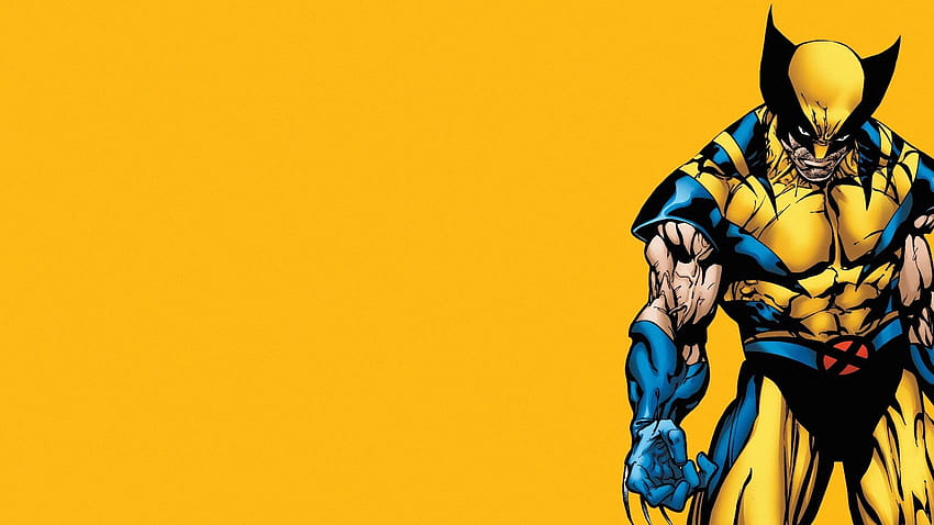 Wolverine-Skelett auf Hund, Wolverine-Comic-Kunst HD-Hintergrundbild