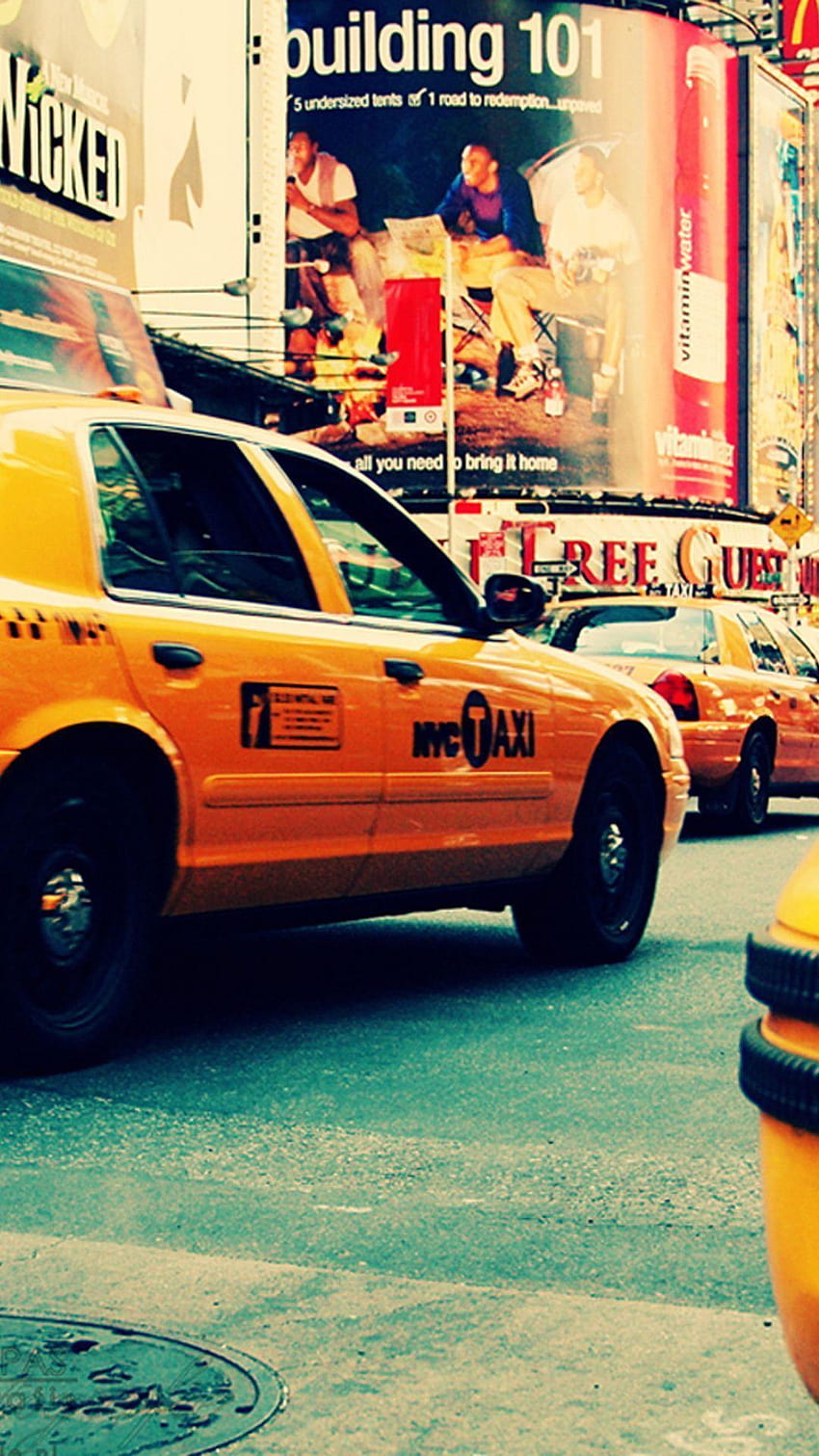 york taxi for Galaxy S5, new york cab HD phone wallpaper