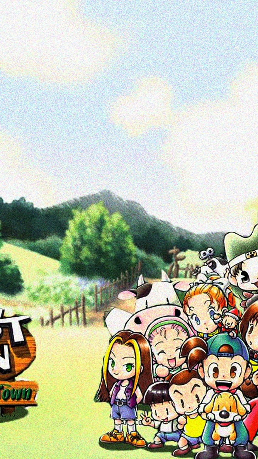 Harvest Moon zurück zum Natur-Android HD-Handy-Hintergrundbild